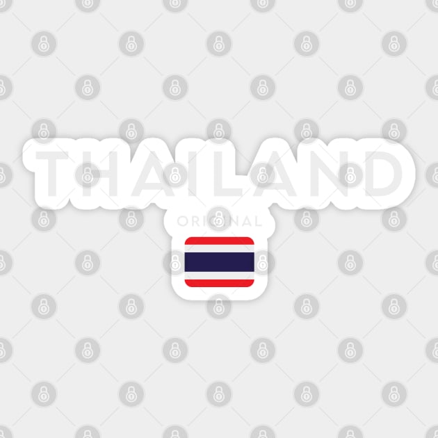 Thailand flag, thai flag Sticker by eka123